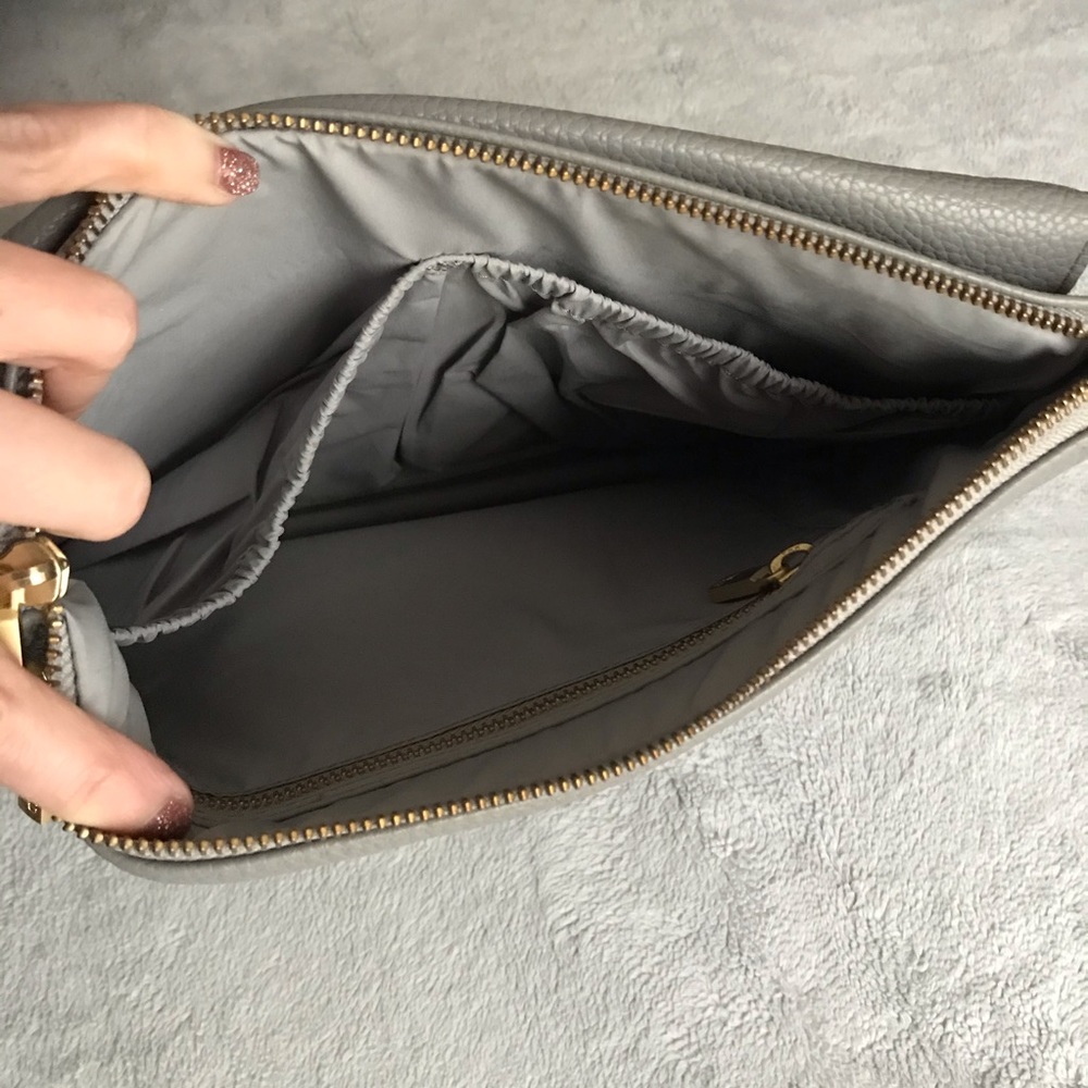 Freshly Picked Classic Crossbody Diaper Bag Gray - Picture 6 of 16